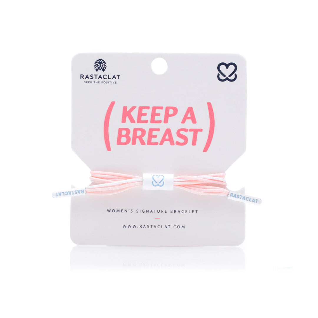 "Virtue" Breast Cancer Multi-Lace Bracelet (Card)