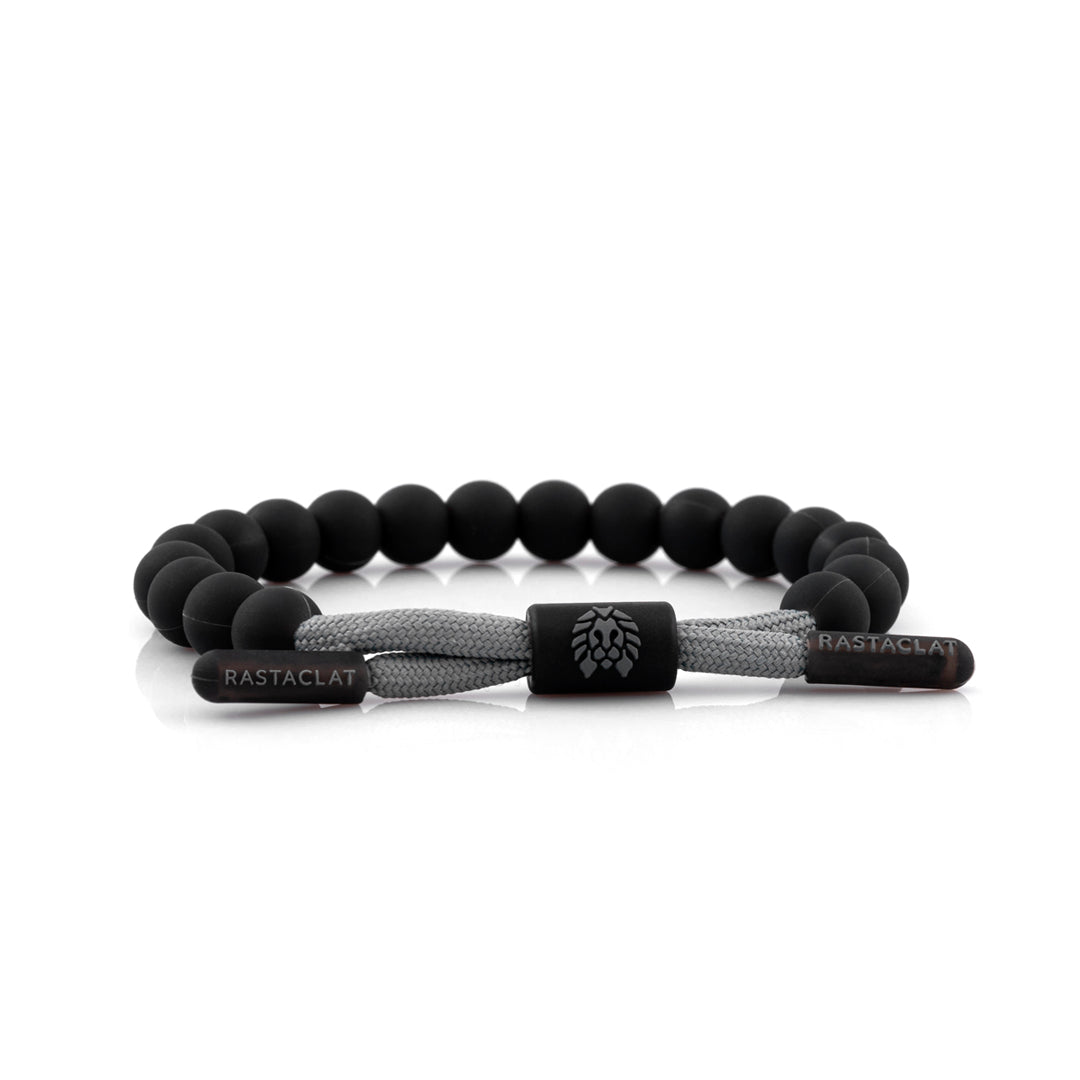 "Karma Rubberized" Beaded Bracelet