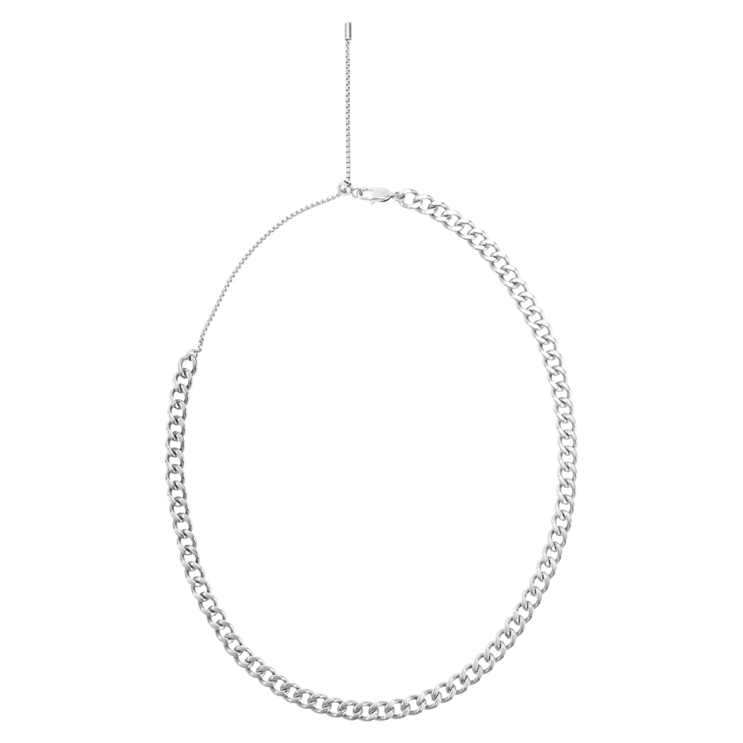 CLÀT Cuban Link Necklace + Triple Wrap Bracelet