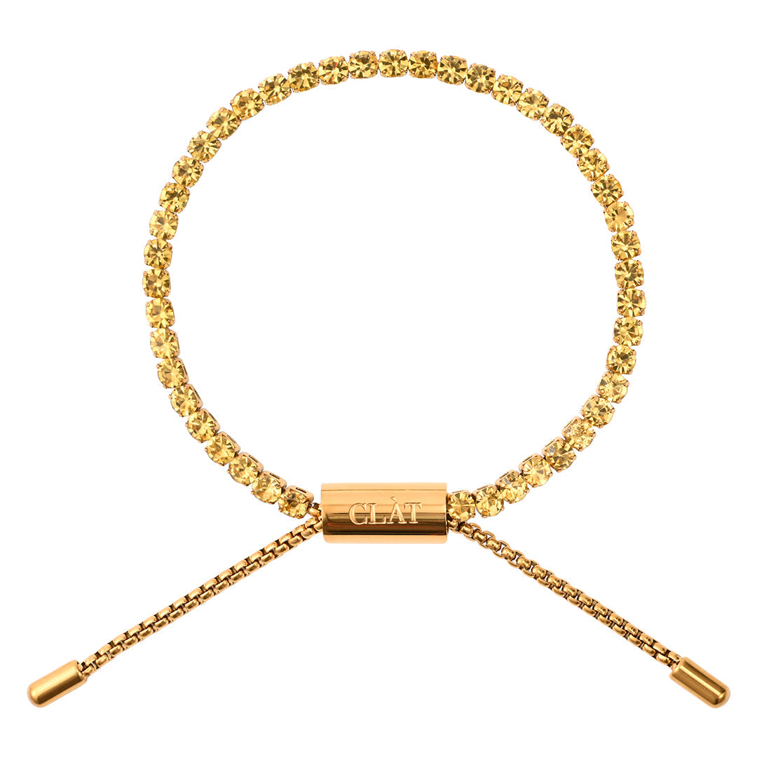 CLÀT Canary Tennis Bracelet