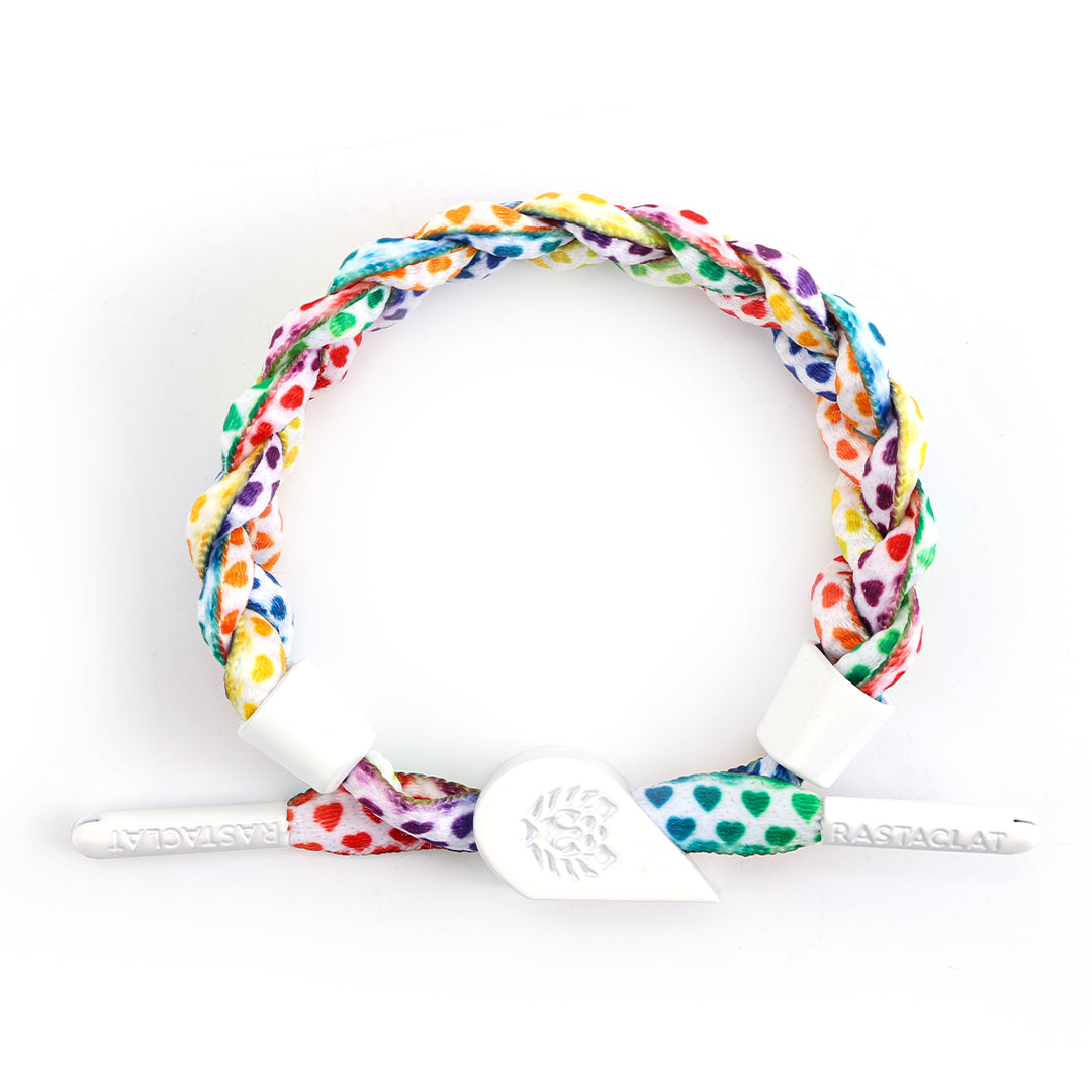 "Pride" Magnetic Heart Braided Bracelet Set