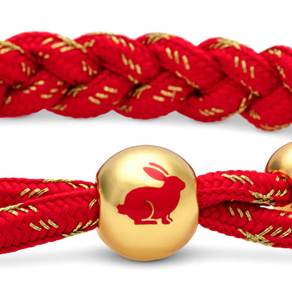 "Rabbit" Lunar New Year Braided Bracelet