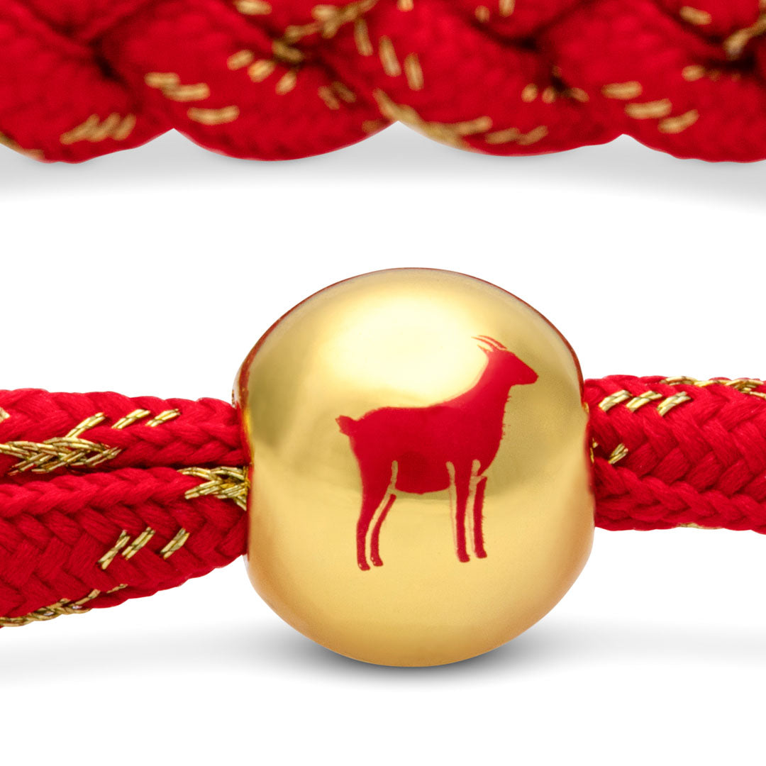 "Sheep" Lunar New Year Braided Bracelet