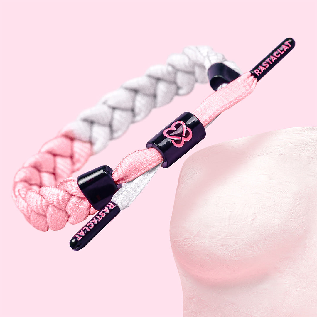 "Uplift" Breast Cancer Braided Bracelet