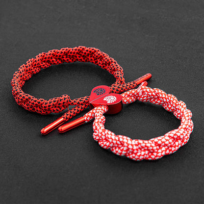 "Love" Magnetic Heart Bracelet Set