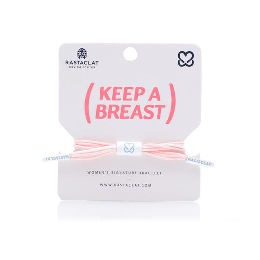 "Virtue" Breast Cancer Multi-Lace Bracelet (Card)