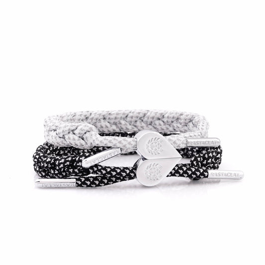 "Chromates" Magnetic Heart Bracelet Set