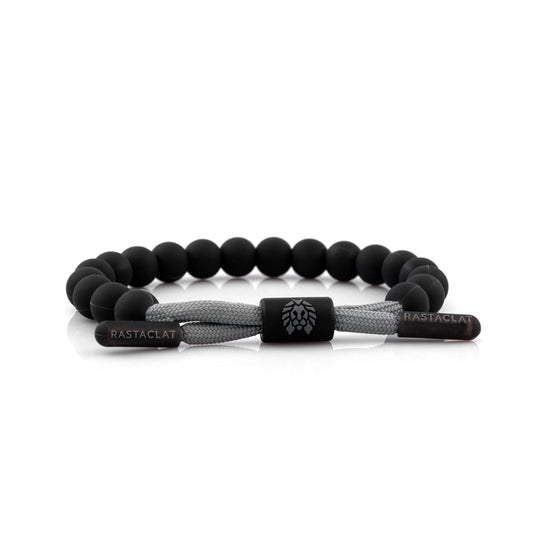 "Karma Rubberized" Beaded Bracelet