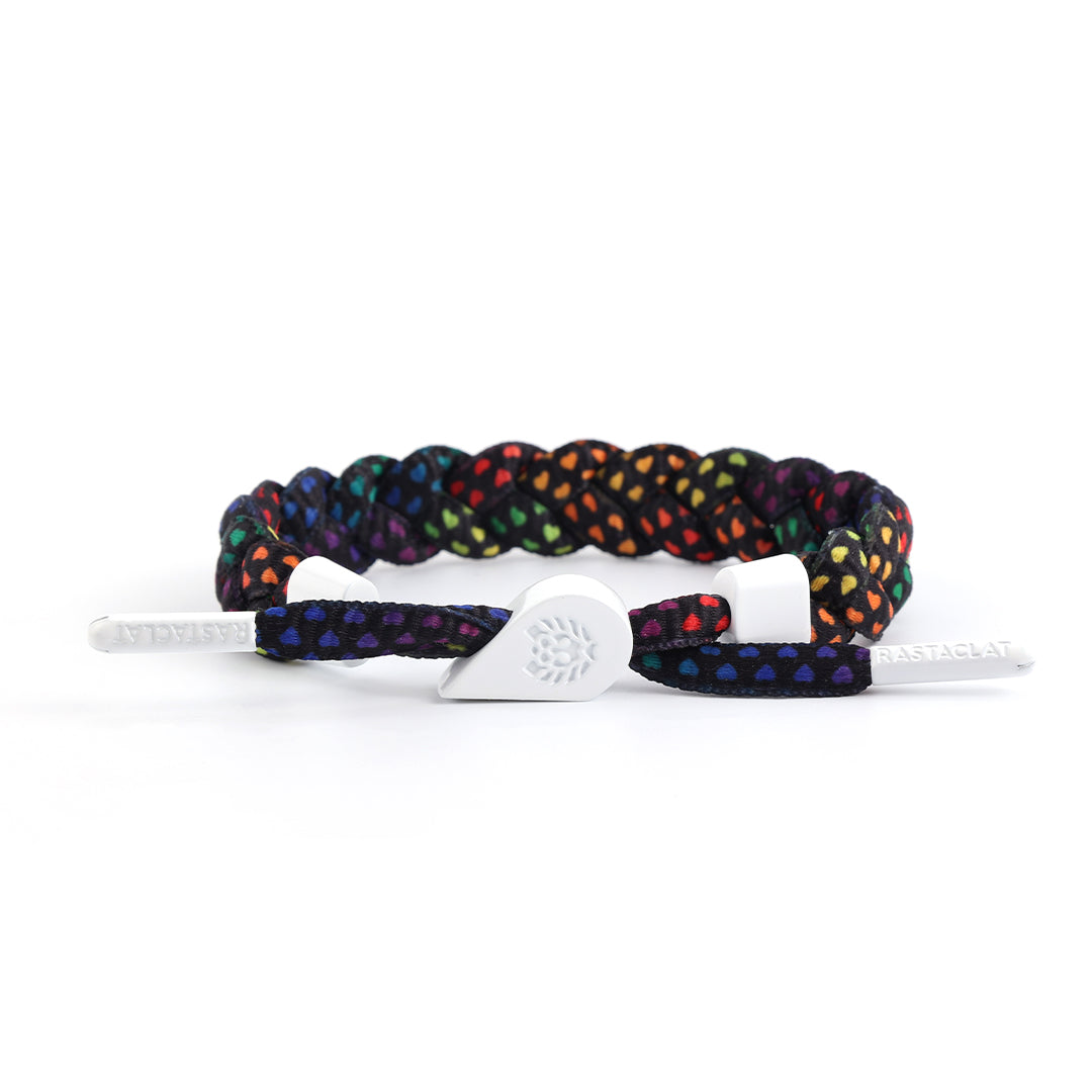 "Pride" Magnetic Heart Braided Bracelet Set