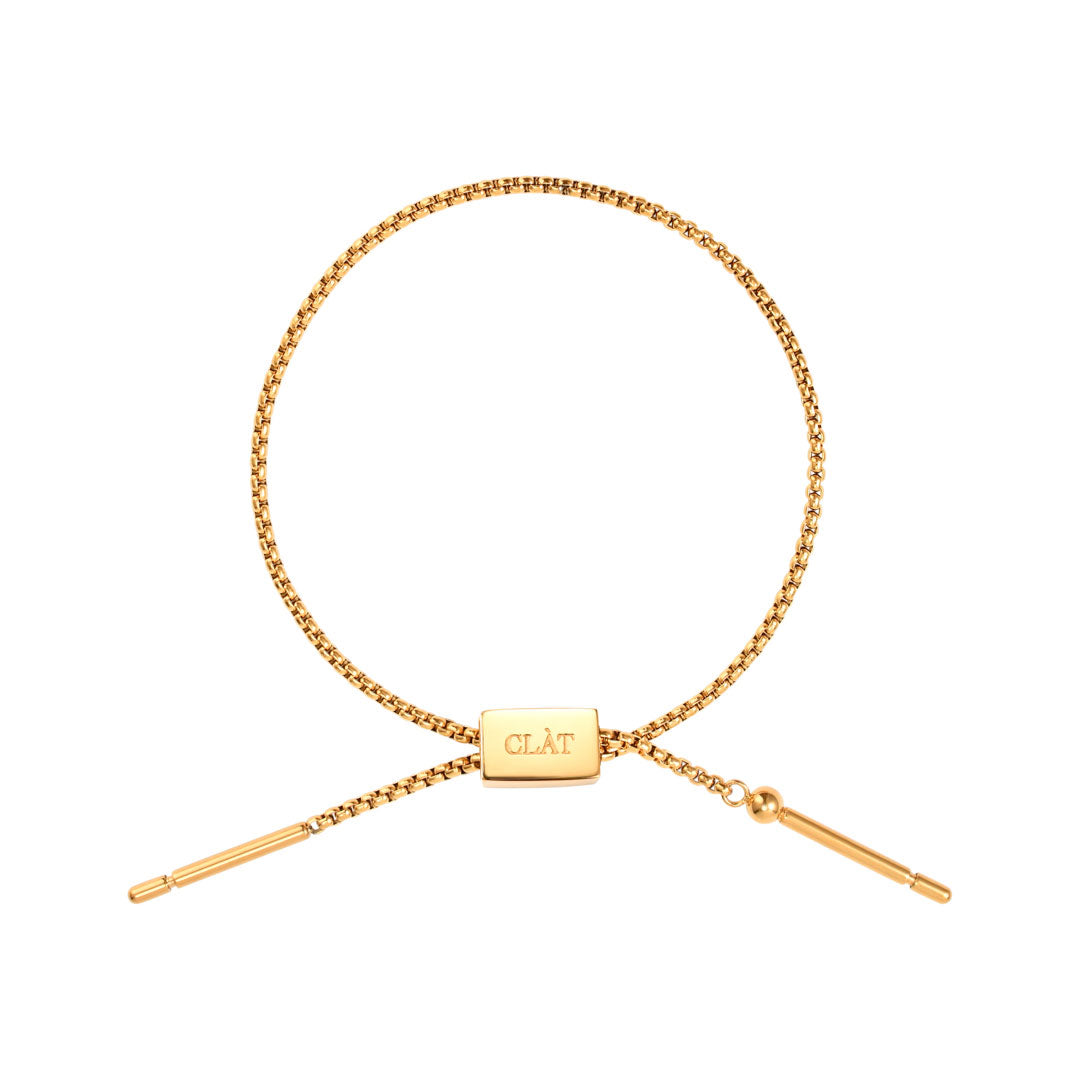 CLÀT Box Chain Charm Bracelet