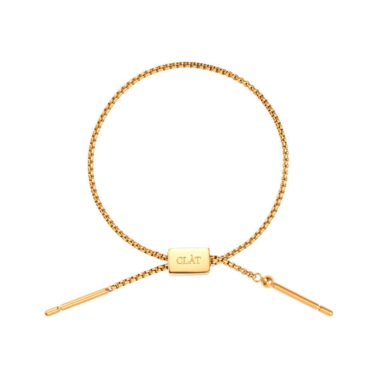 CLÀT Box Chain Charm Bracelet