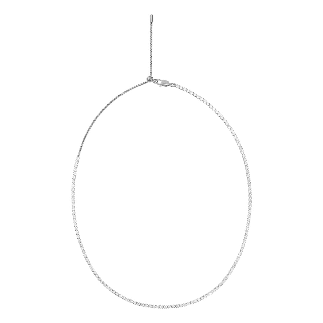 CLÀT Tennis Necklace + Triple Wrap Bracelet
