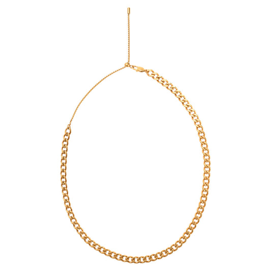 CLÀT Cuban Link Necklace + Triple Wrap Bracelet