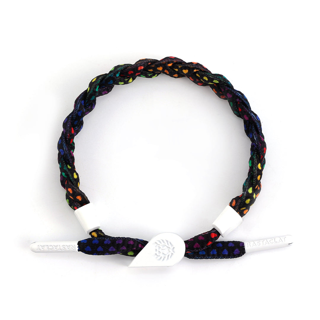 "Pride" Magnetic Heart Braided Bracelet Set