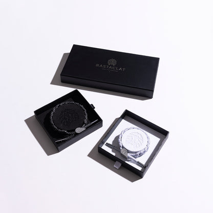 "Chromates" Magnetic Heart Bracelet Set