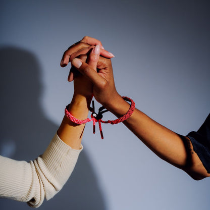 "Love" Magnetic Heart Bracelet Set